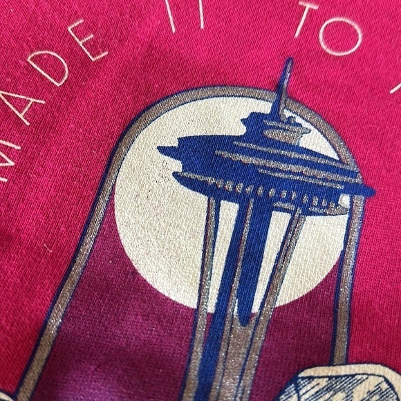 Vintage Space Needle Seattle WA Crewneck Sweatshirt Jacket - Picture 5 of 6